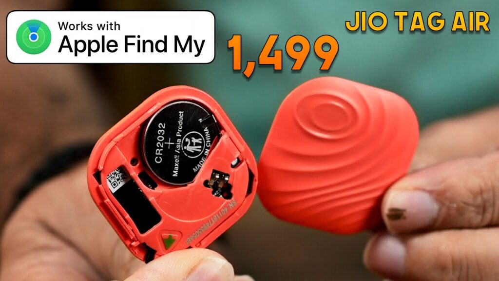 JioTag air now works with apple find my