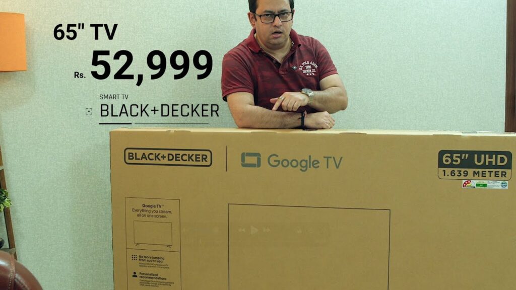 black and decker google smart tv